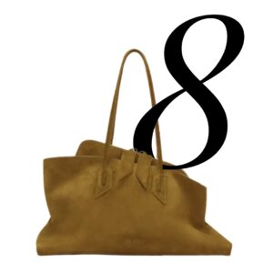 THE ATTICO La Passeggiata Medium Suede Bag