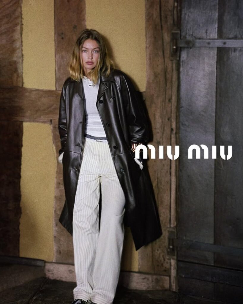 Gigi Hadid Miu Miu