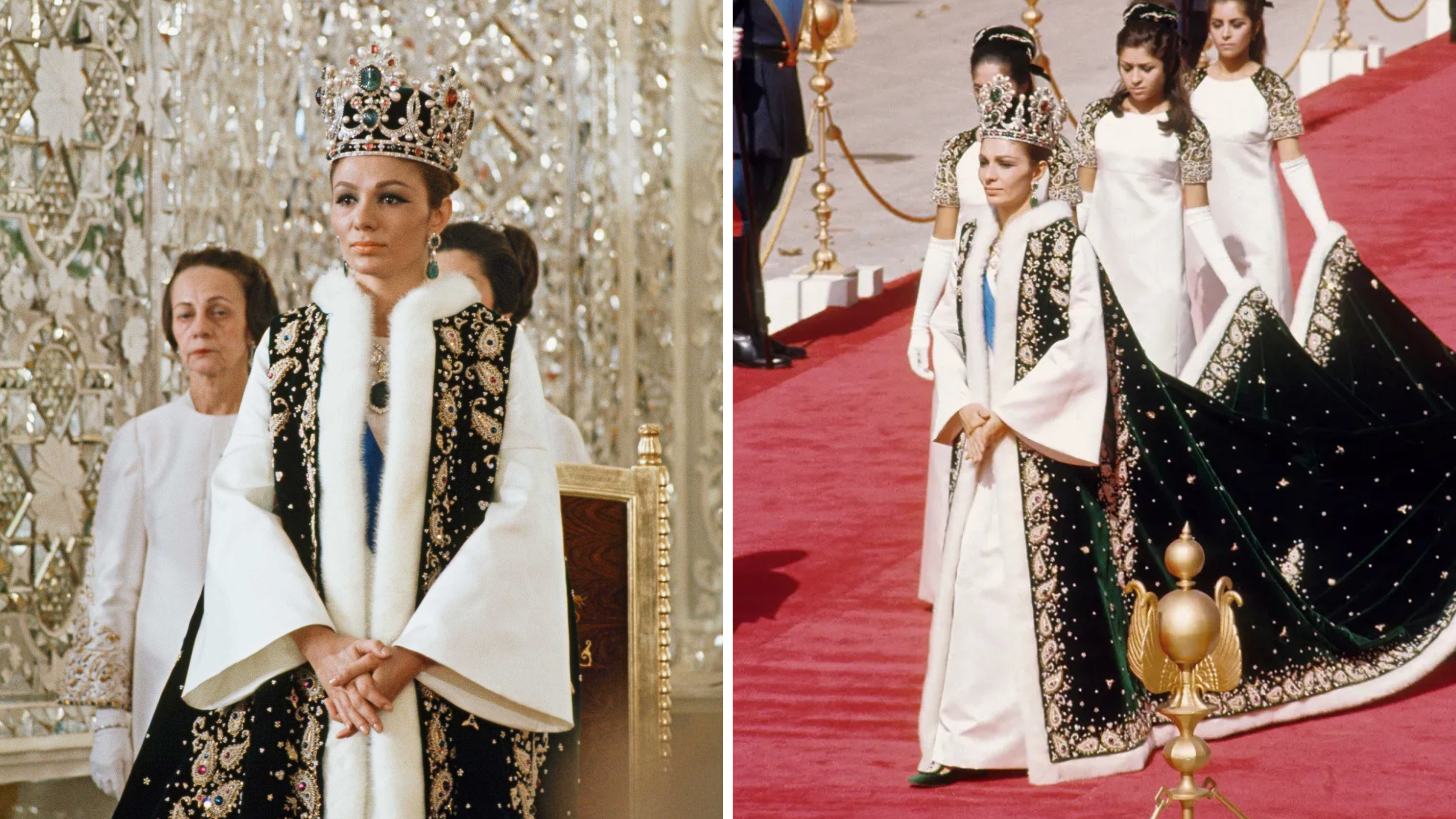 Farah Pahlavi Coronation Dress Dior