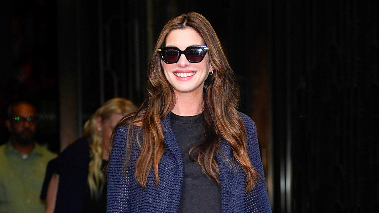 Anne Hathaway's Maternity Style Is Off to A Bright & Joyous Start
