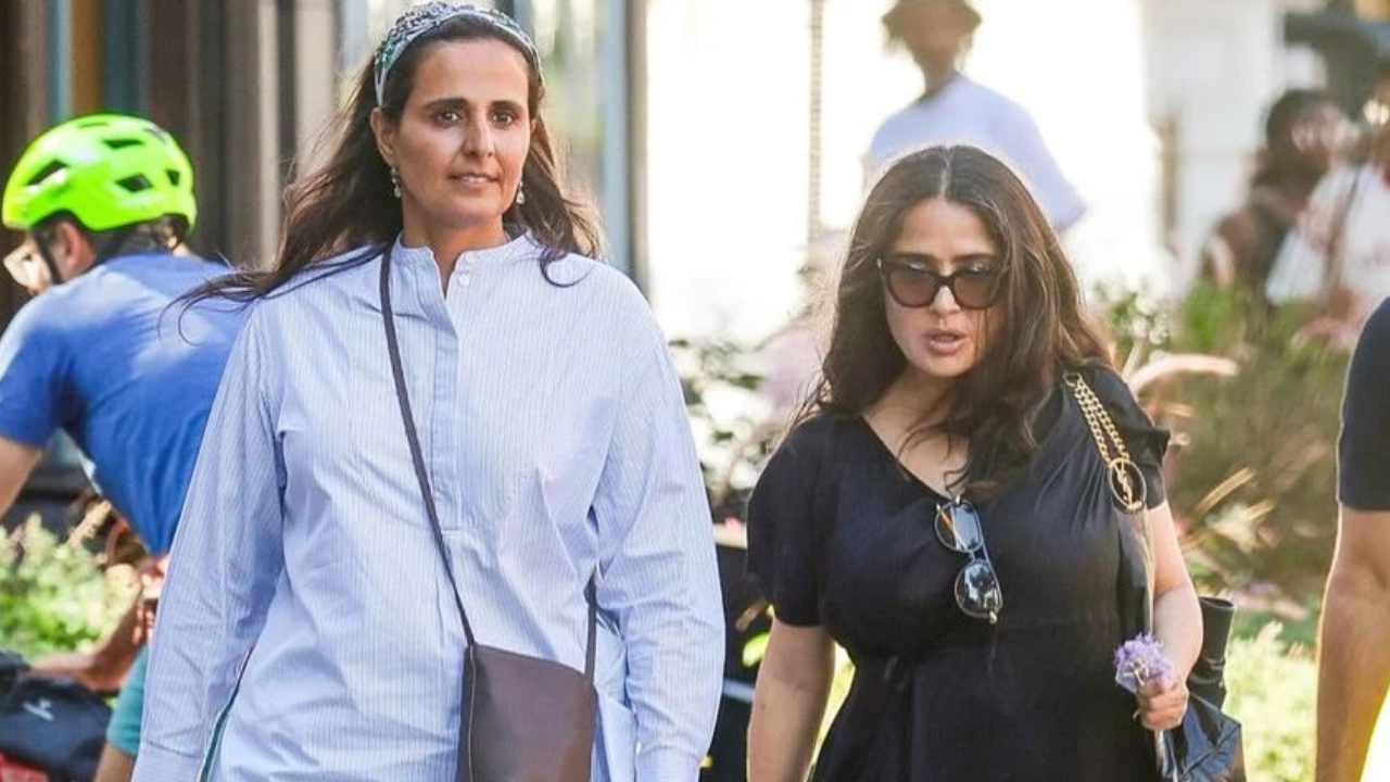 Sheikha Al Mayassa Has Been Spotted With A-List Actress Salma Hayek In New York