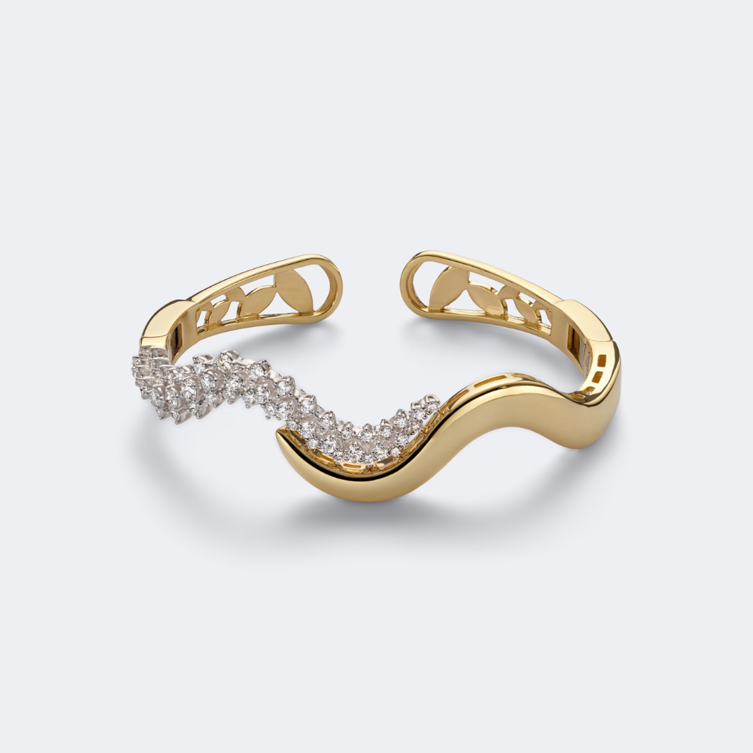 Yeprem Golden Strada 18kt White and Yellow Gold Bracelet
