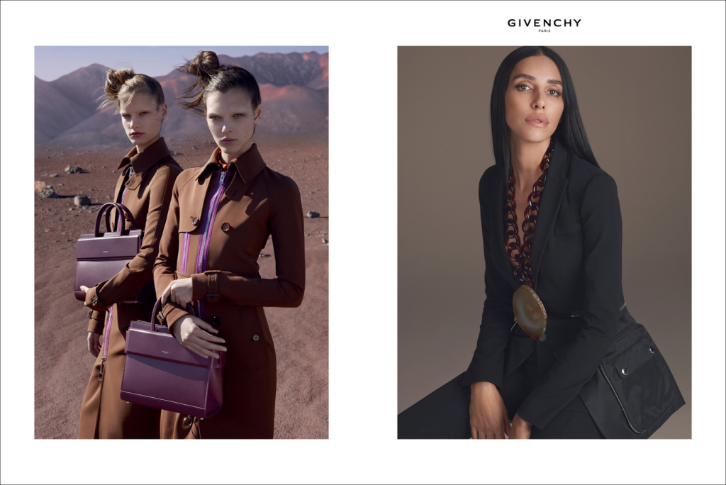 A visual from the new Givenchy spring ad campaign.