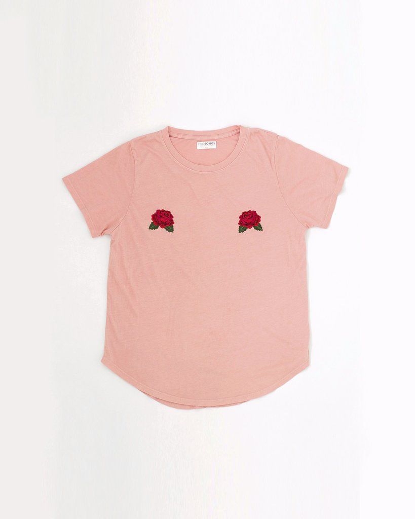 T-SHIRT TWO SONGS ROSE TIT