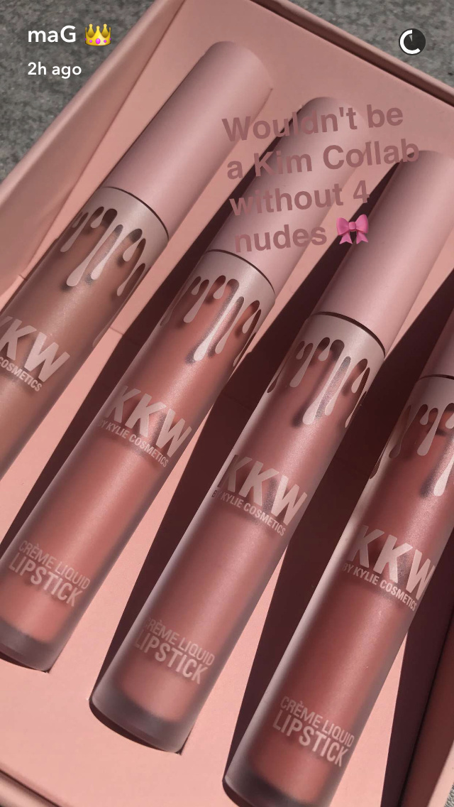 Kim Kardashian y sus nudes para Kylie Lip Kit