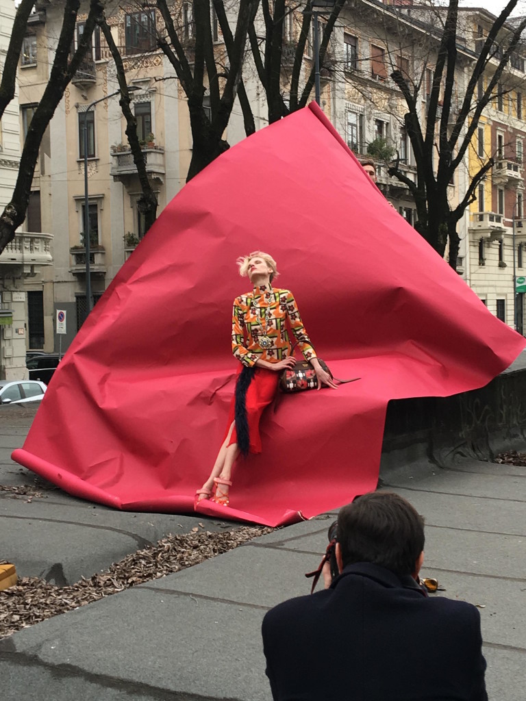 CIAO BELLA GRAZIA MODA 2017 ANNIE LASK backstage 1