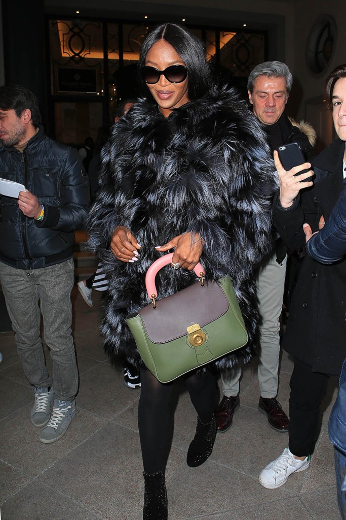 BURBERRY DK88 BAG CELEB NAOMI CAMPBELL
