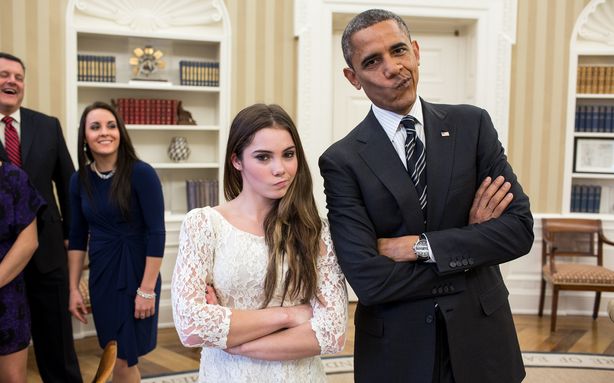 mckayla maroney Y OBAMA destacada