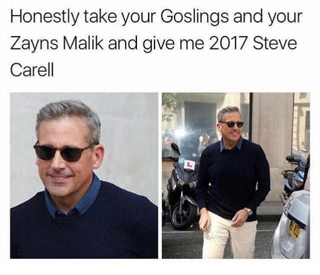 SILVER FOXES GRAZIA TOP 4 STEVE CARELL MEME