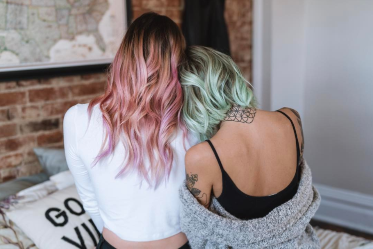 SHERBET HAIR KALEY CUOCO