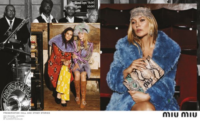 Kate Moss debuta en Miu Miu a los 43