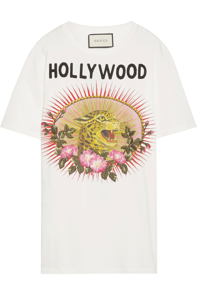 GUCCI NET A PORTER T SHIRT