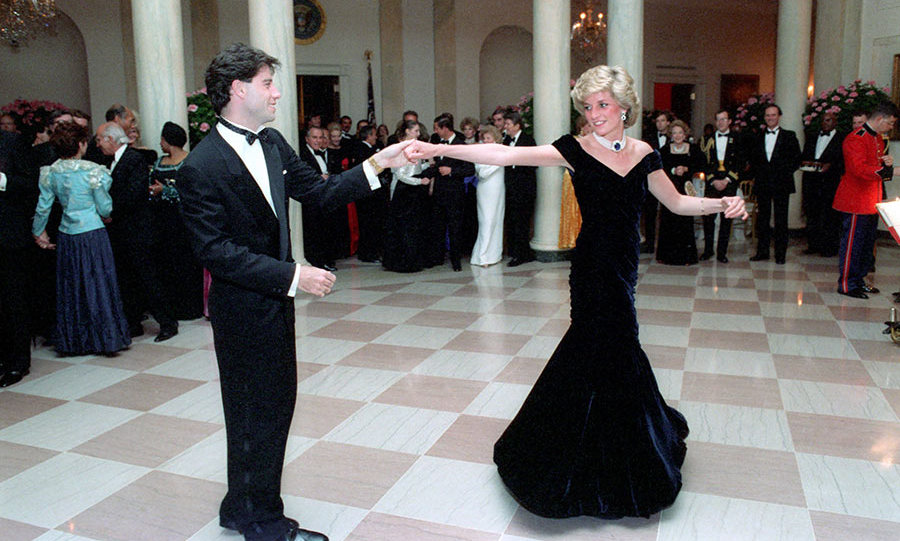 El Travolta Dress De La Princesa Diana Grazia Mexico Y Latinoamerica