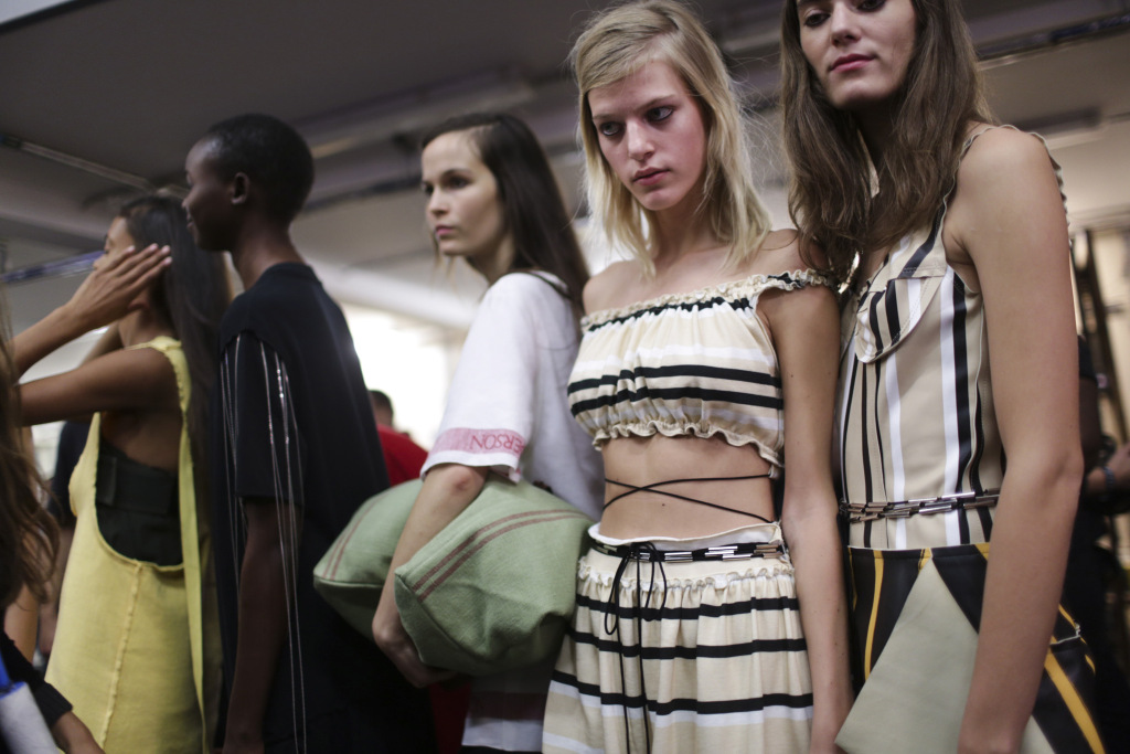 J.W. Anderson Backstage RTW Spring 2018