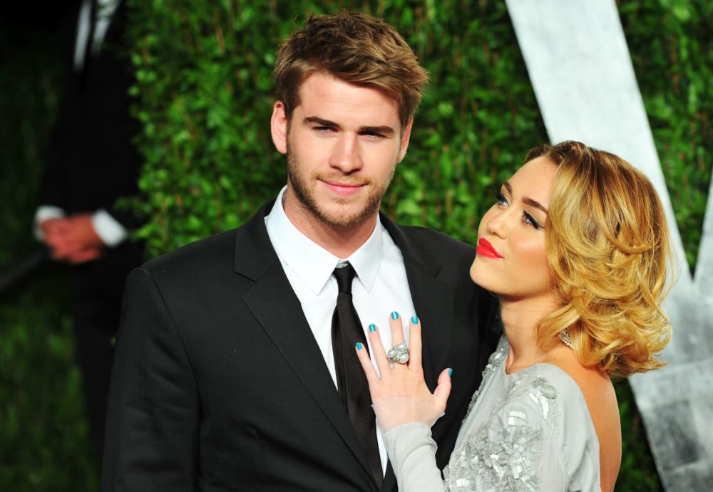 Con este tierno collage Miley Cyrus felicita a su novio, Liam Hemsworth