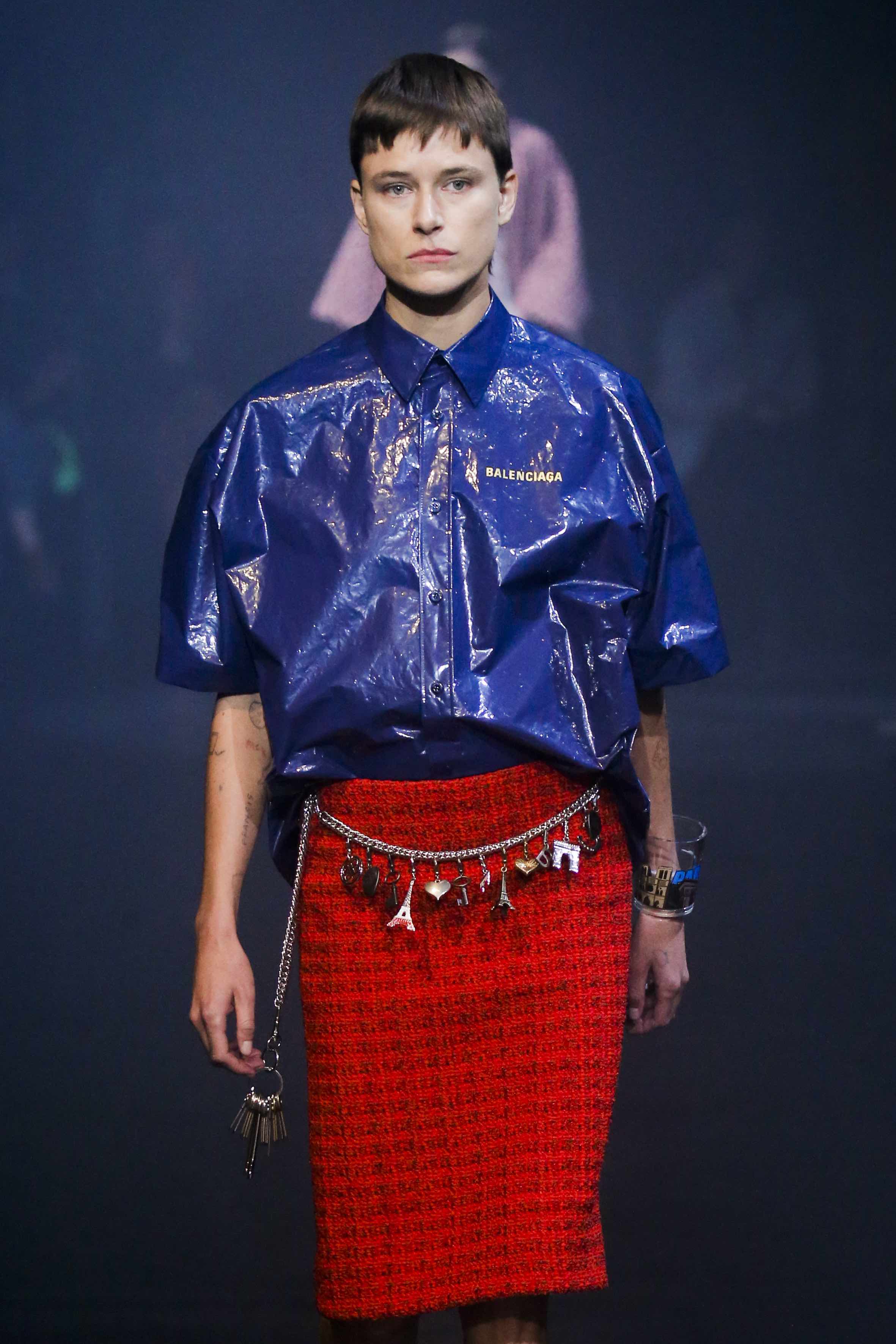 balenciaga plastic bolsa