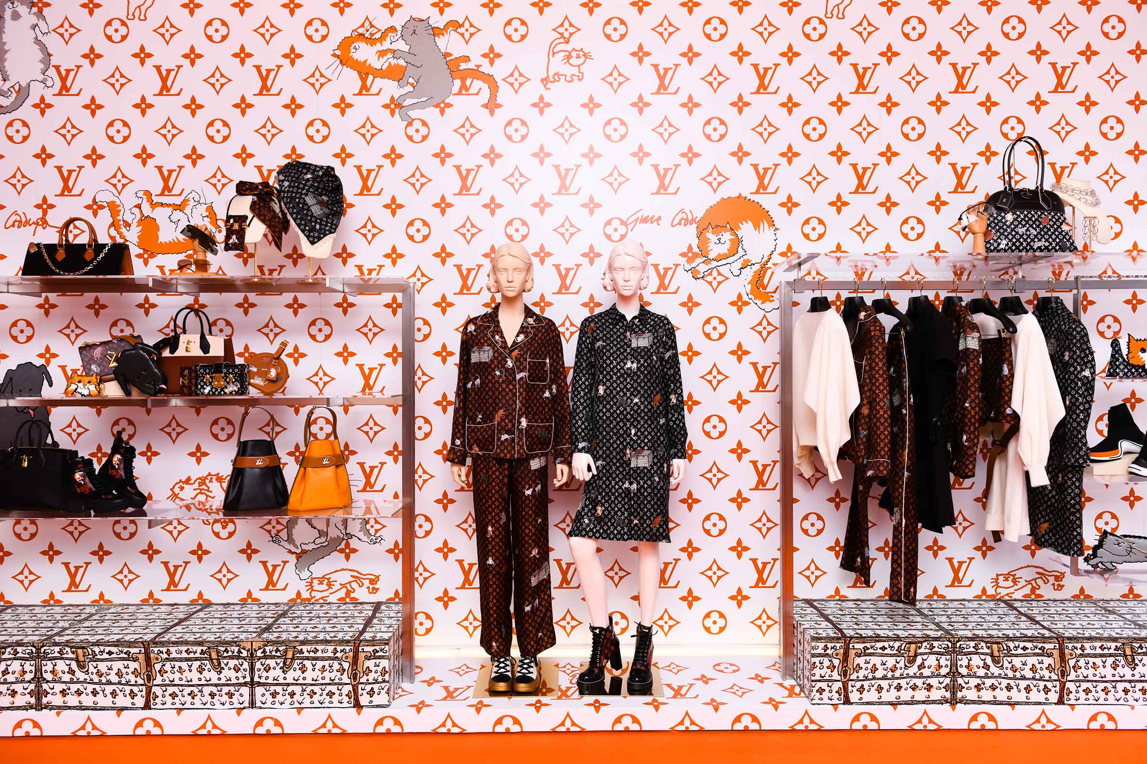Louis Vuitton abre una pop-up store especial para su colaboración con Grace Coddington | Grazia ...
