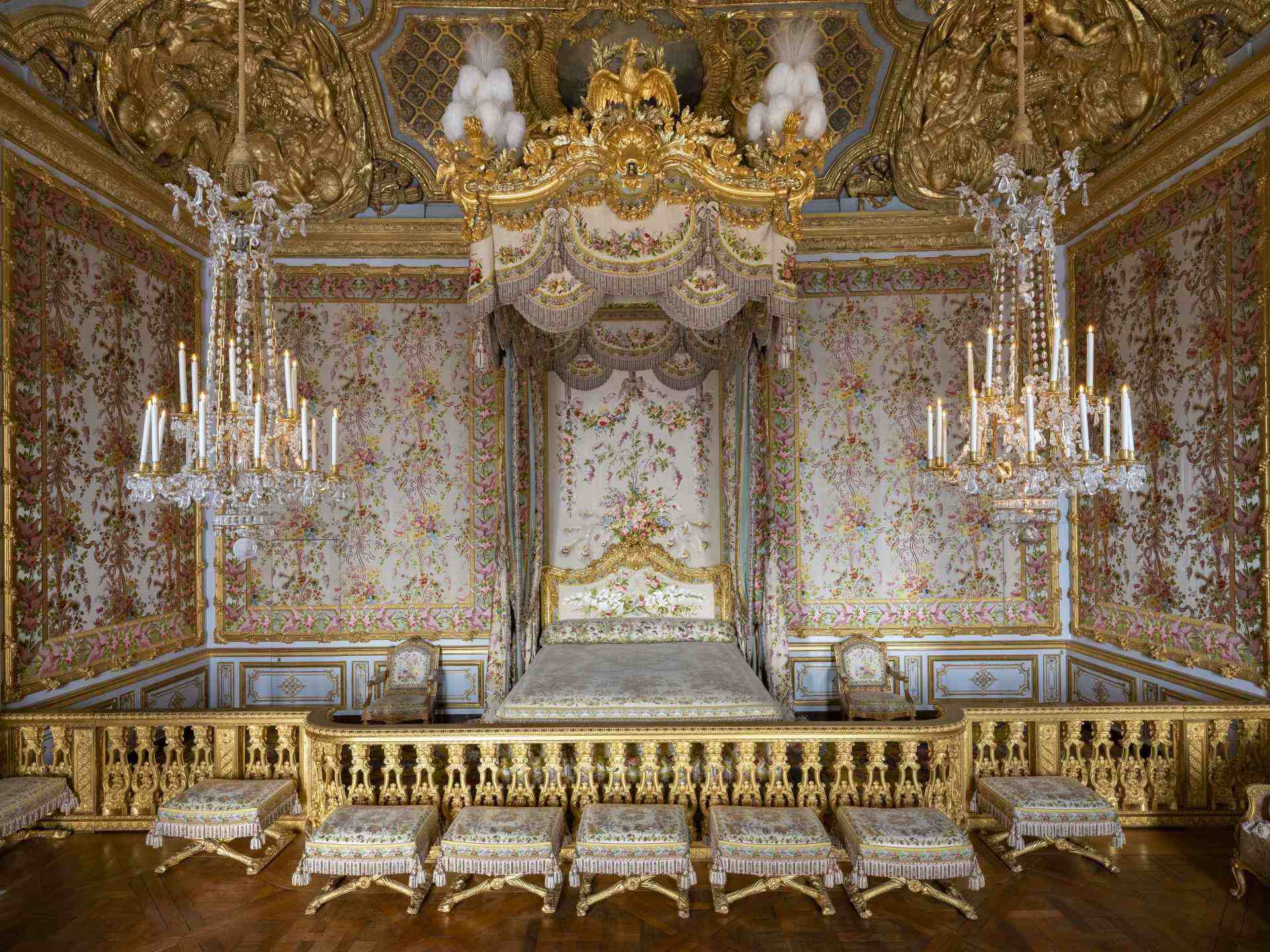 El encanto de Marie Antoinette en las habitaciones de Versalles