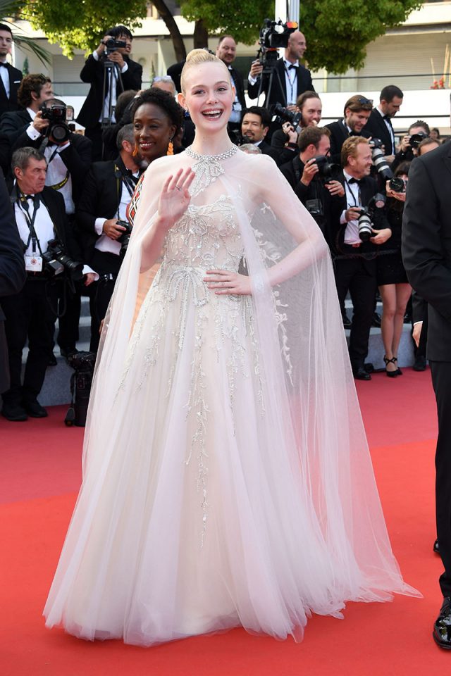 Elle Fanning fue la mejor vestida en Cannes