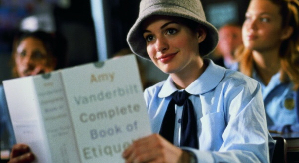 Los libros que Clarisse le dio a Mia en The Princess Diaries
