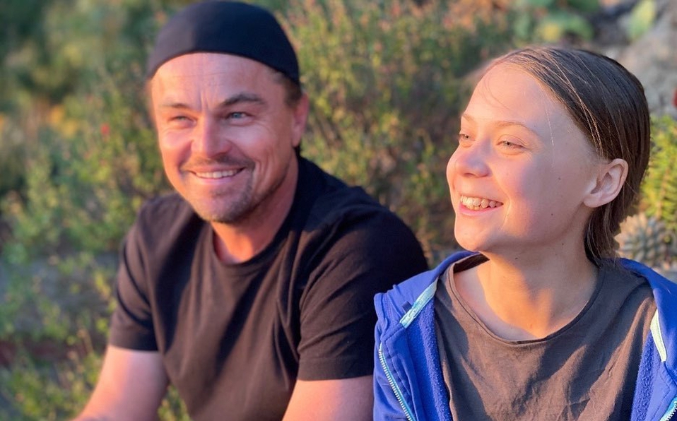 El compromiso que hicieron Leonardo DiCaprio y Greta Thunberg juntos