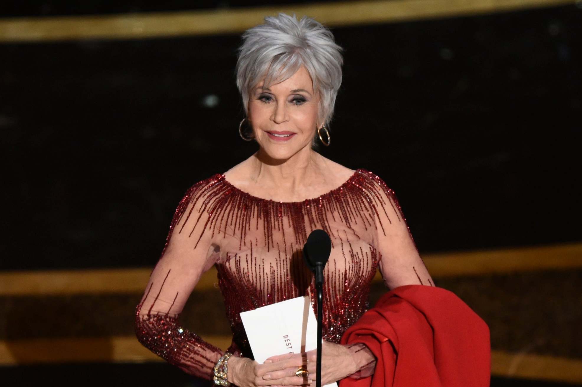 El significado detrás del vestido que Jane Fonda usó en los premios Oscar 2020