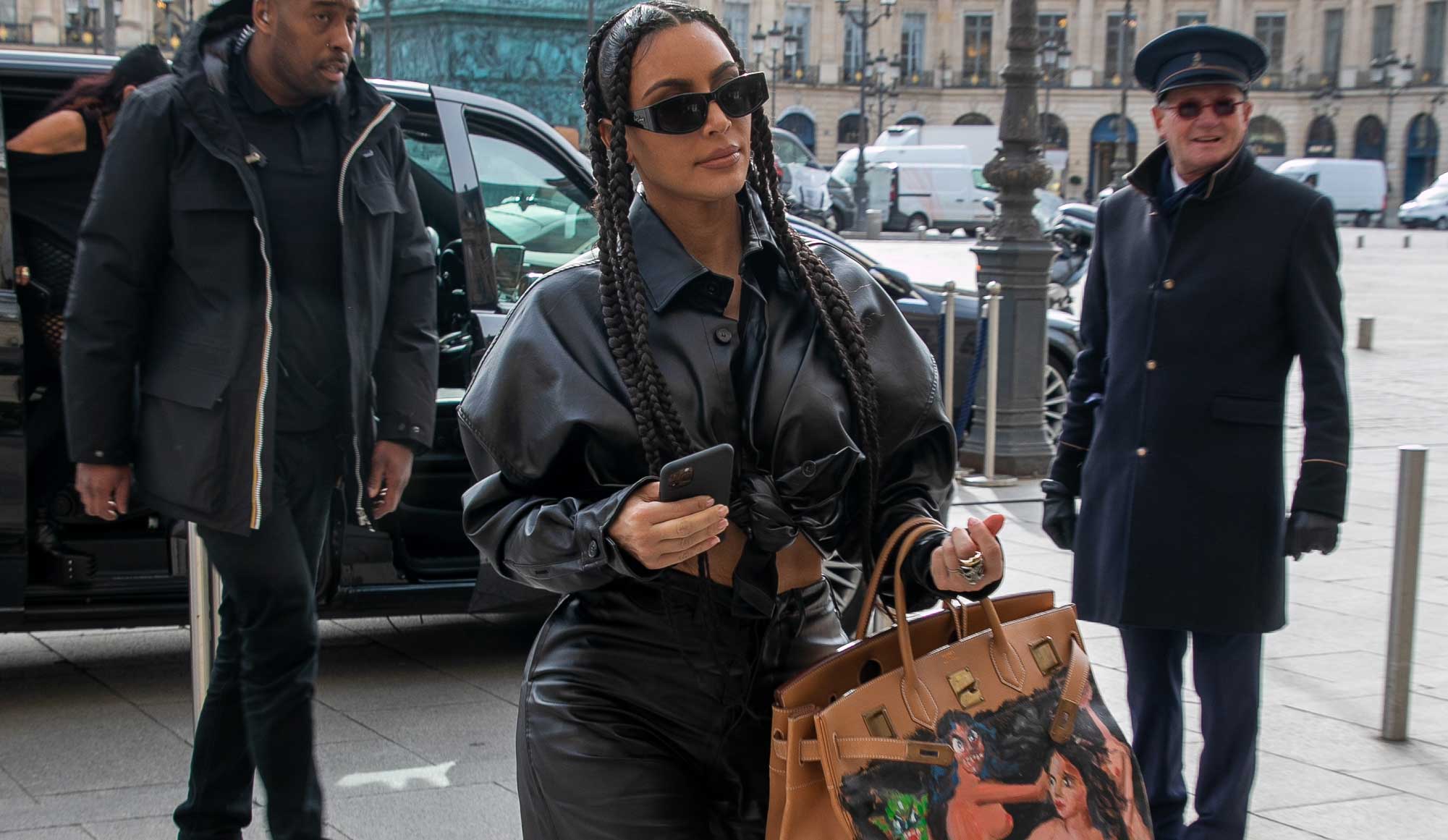 Kim Kardashian vuelve a usar ese Birkin que causó tanta polémica