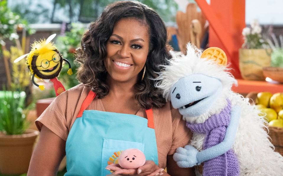 Michelle Obama se enfoca en la buena alimentación de los niños con su nueva serie en Netflix