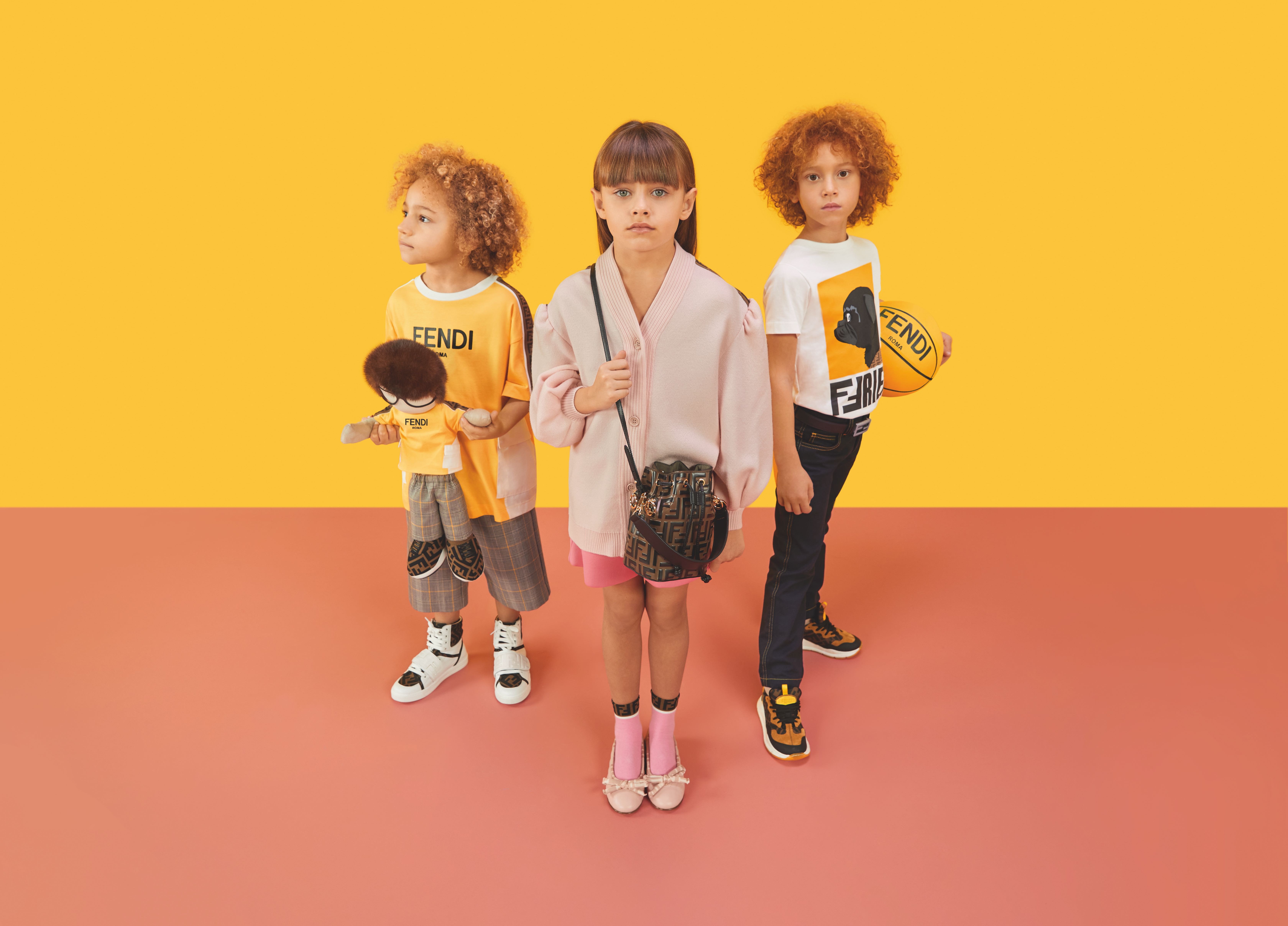 La nueva colección kids de FENDI está llena de colores y siluetas que enamoran no sólo a los niños