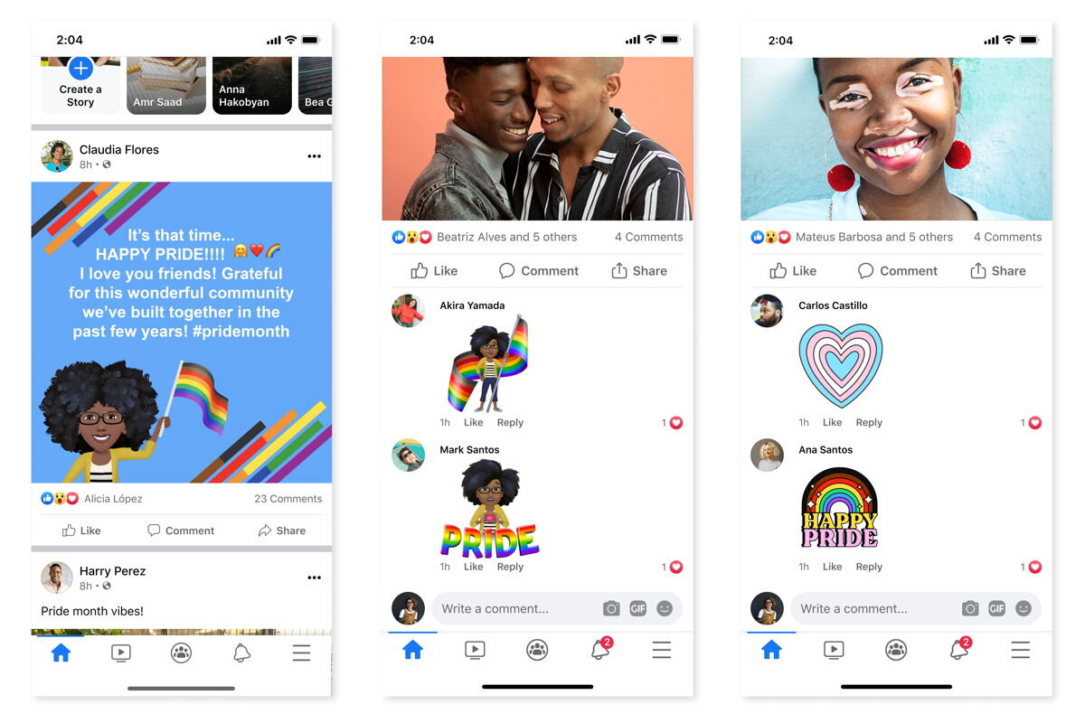 Instagram y Facebook celebran el mes del Orgullo LGBTQ+ con nuevas herramientas de expresión
