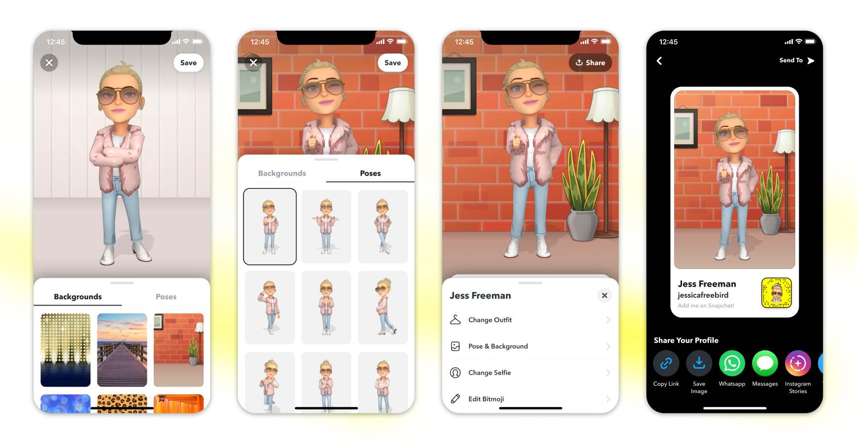 Snapchat moderniza los perfiles de sus usuarios con tecnología 3D