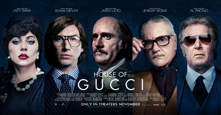 House of Gucci presenta sus primeros pósters oficiales y revela fecha de estreno