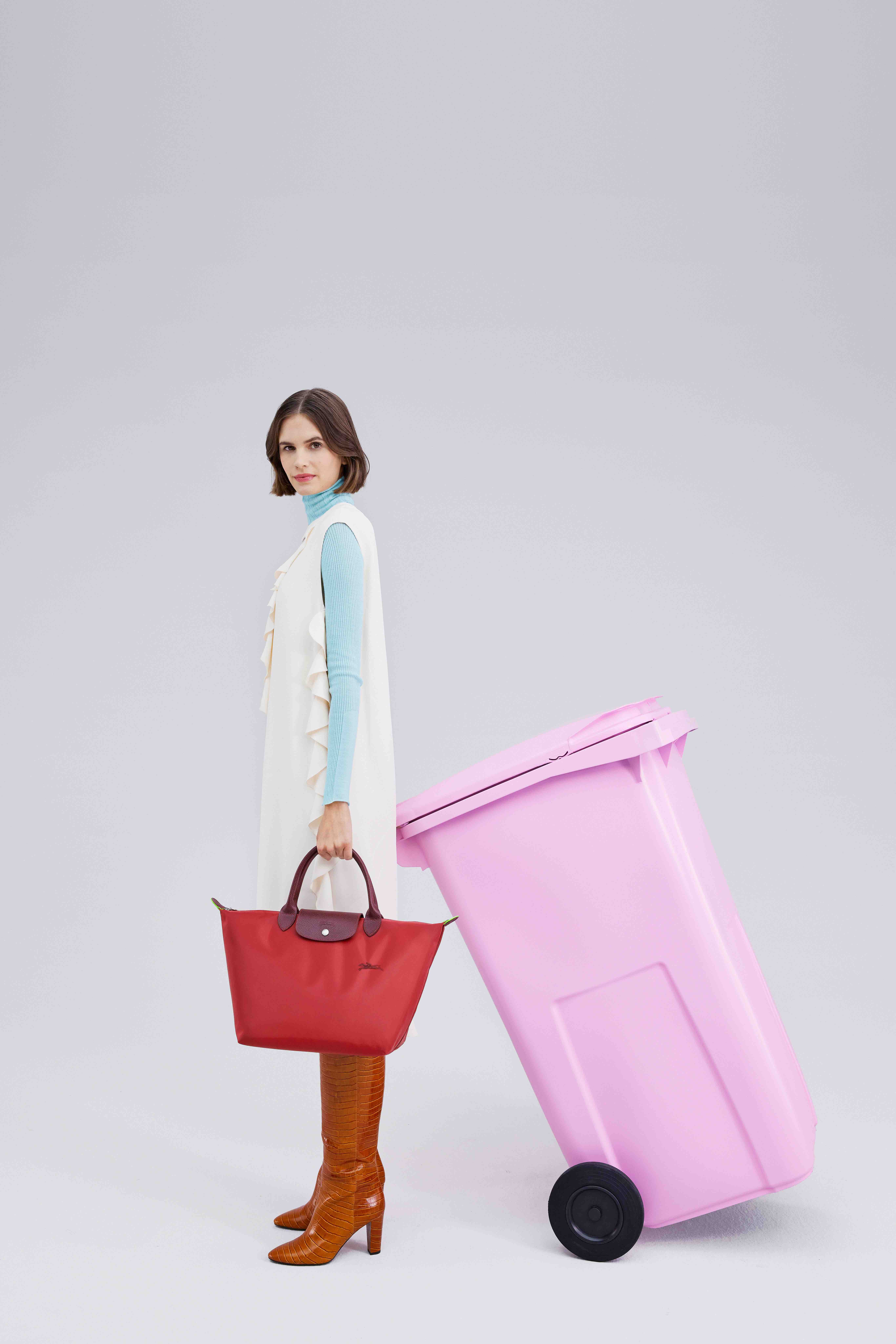 Longchamp x Marie Papillon: La colaboración que presenta la versión sostenible del emblemático bolso Le Pliage® Green