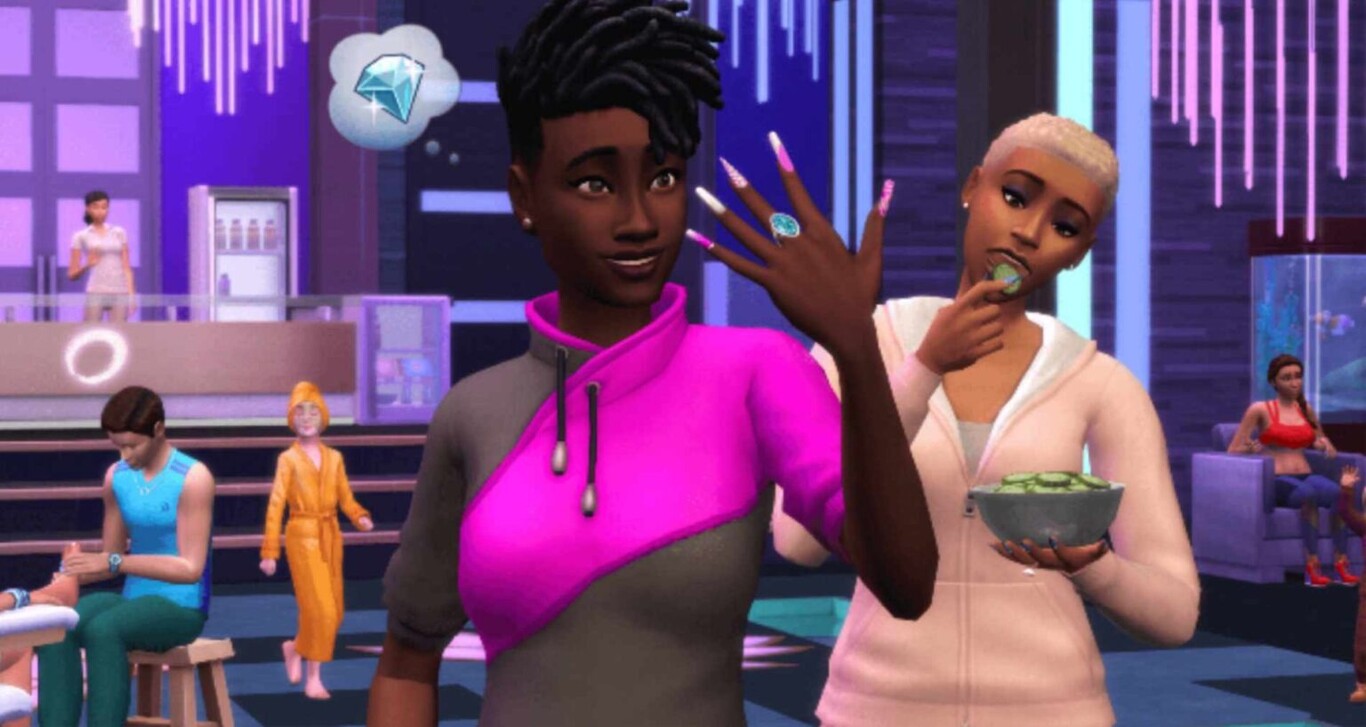 Última actualización de The Sims 4 permite día de spa que incluye mani y pedi