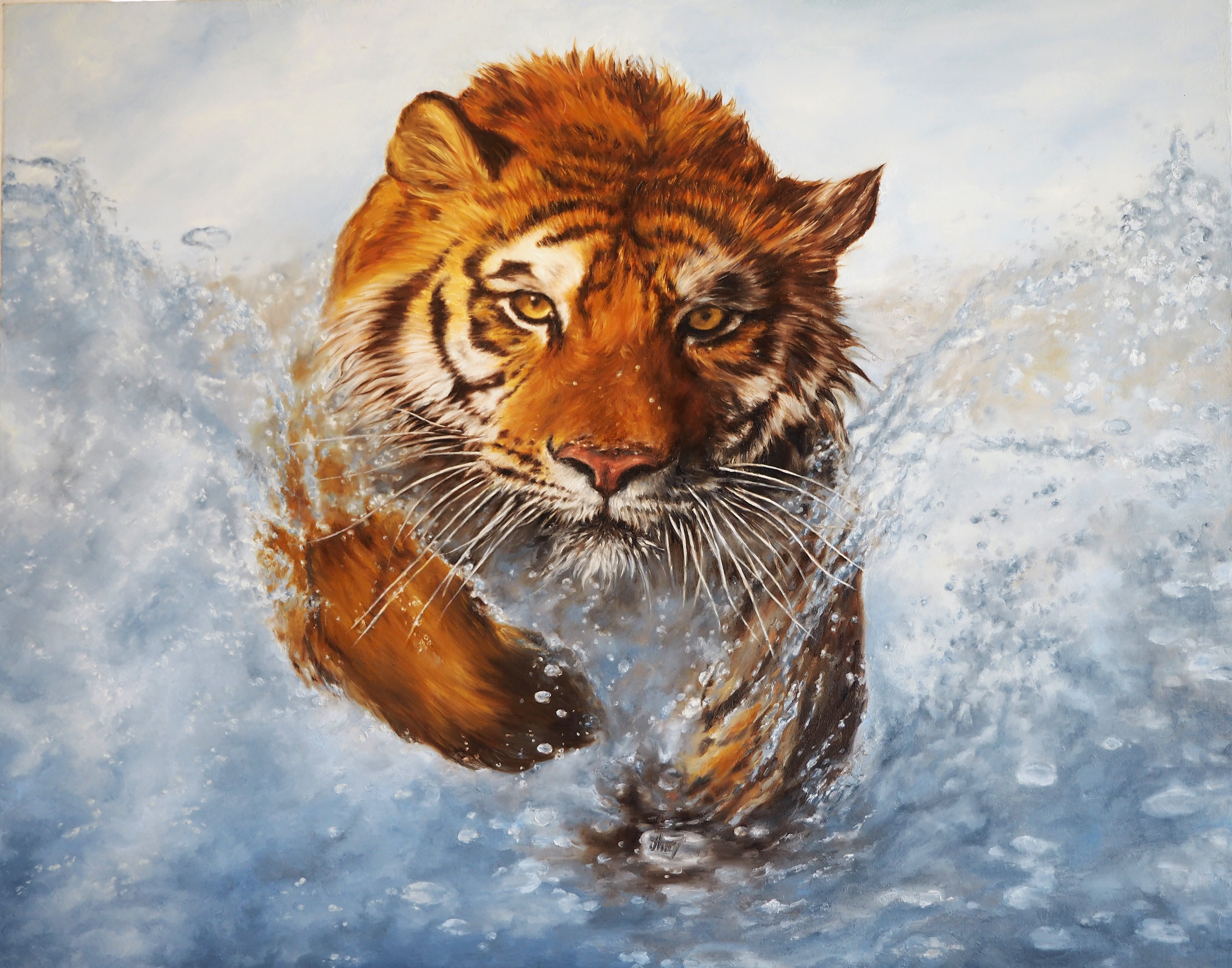 Tigre de Agua, correspondiente al tercer animal del zodiaco chino 