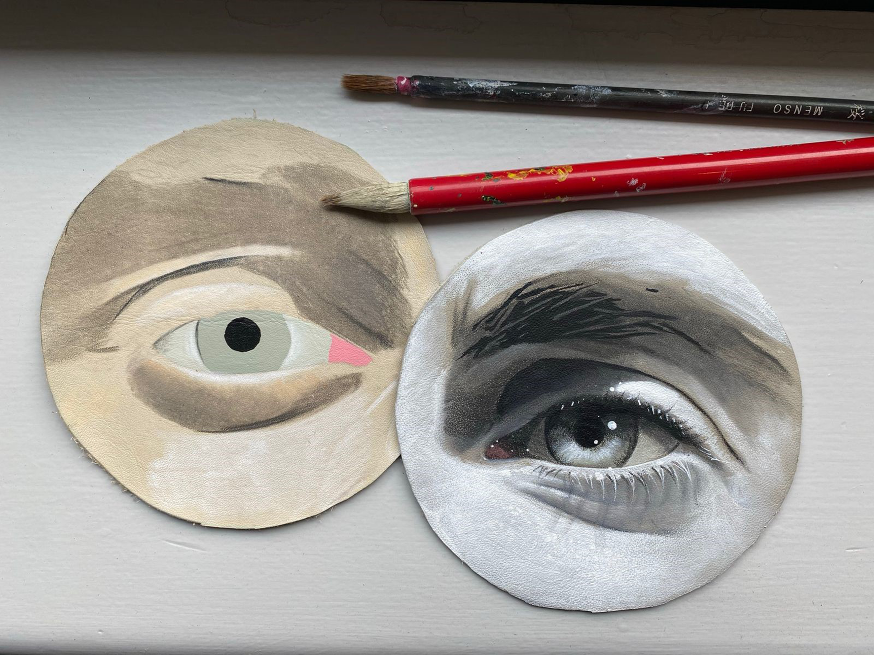 Proceso creativo del artista Gildo Medina