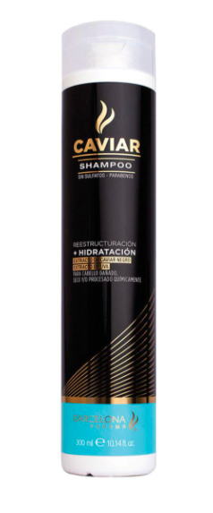 El shampoo capilar Barcelona Caviar, $218.40 MXN.