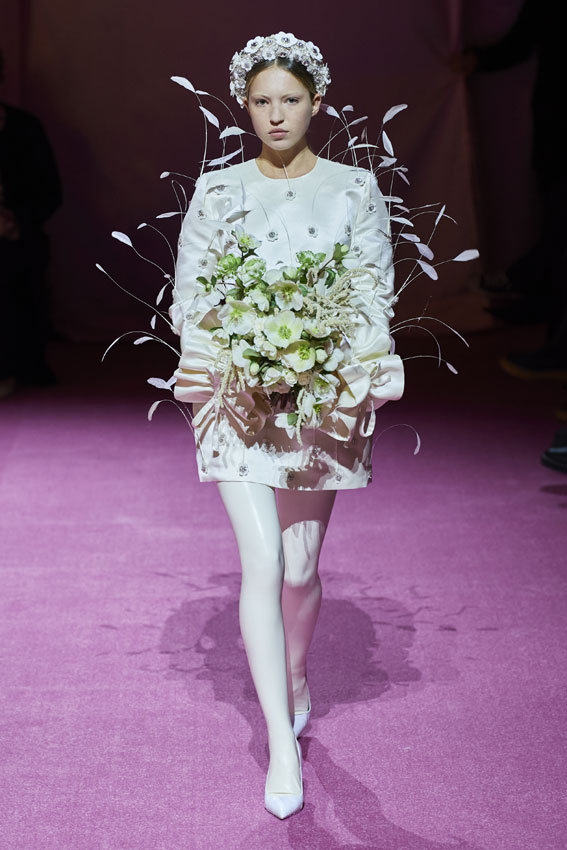 Vestido de Novia Richard Quinn, pasarela 2022-2023 Fall-Winter