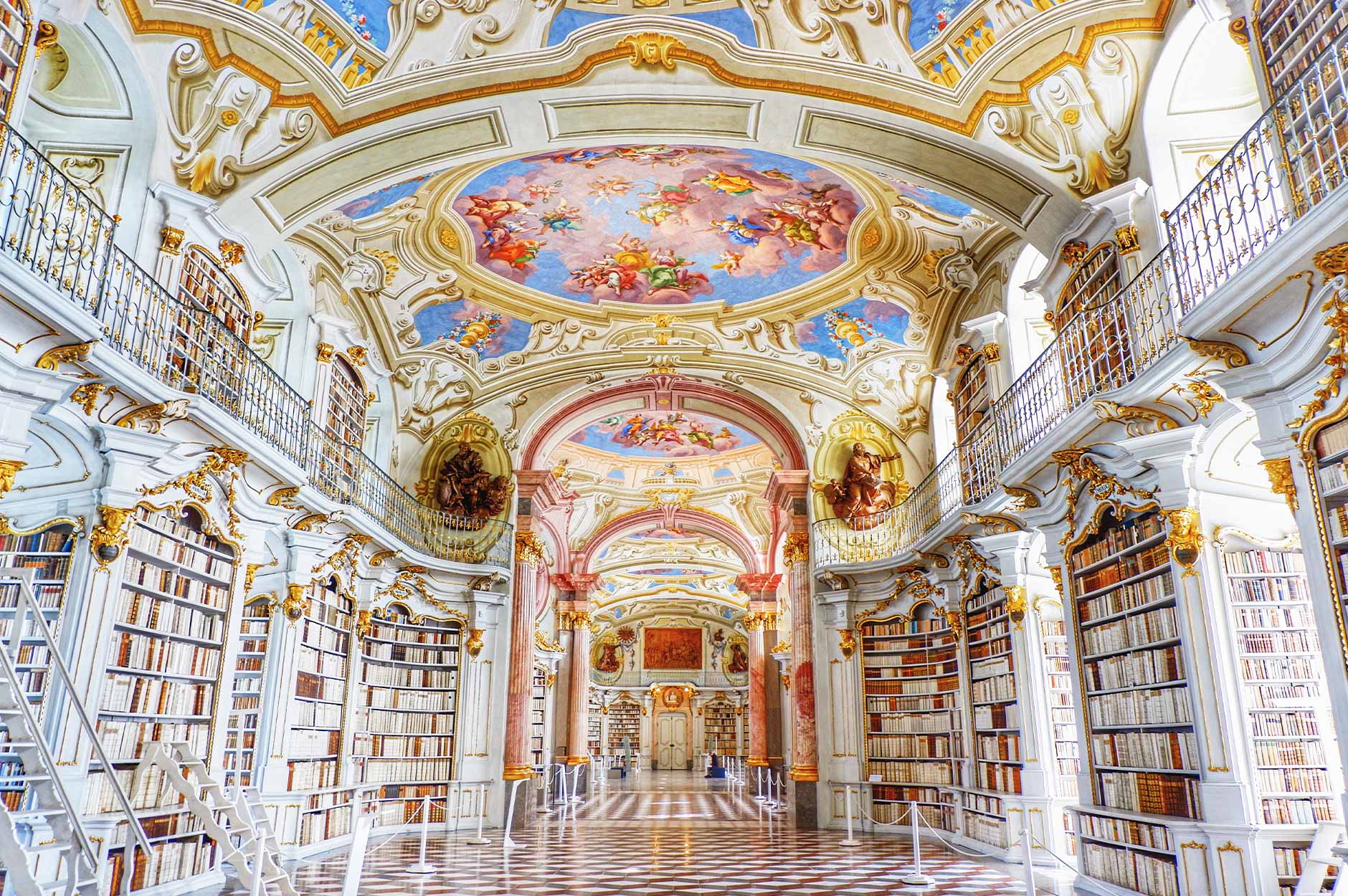 Biblioteca de la Abadía de Admont en Admont, Austria