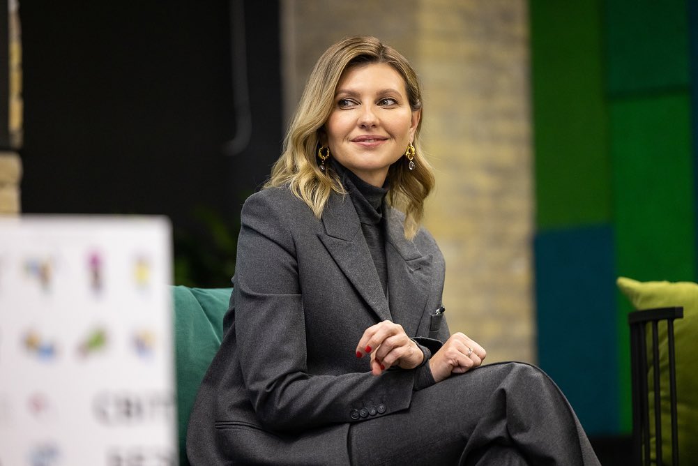 Quién es Olena Zelenska, la primera dama de Ucrania