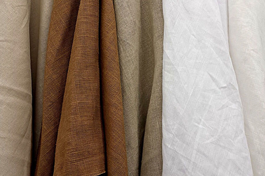  Tela de lino fina Tela de lino natural para costura, color  original de lino de algodón para tapicería, decoración de macetas y mantel  (78.7 in) : Arte y Manualidades