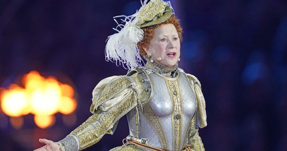 Helen Mirren interpretó a Elizabeth I durante celebración de Jubileo de la reina de Inglaterra