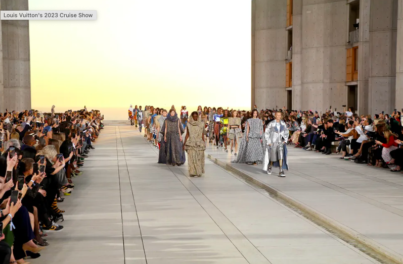Todas las invitadas al desfile crucero 2023 de Louis Vuitton