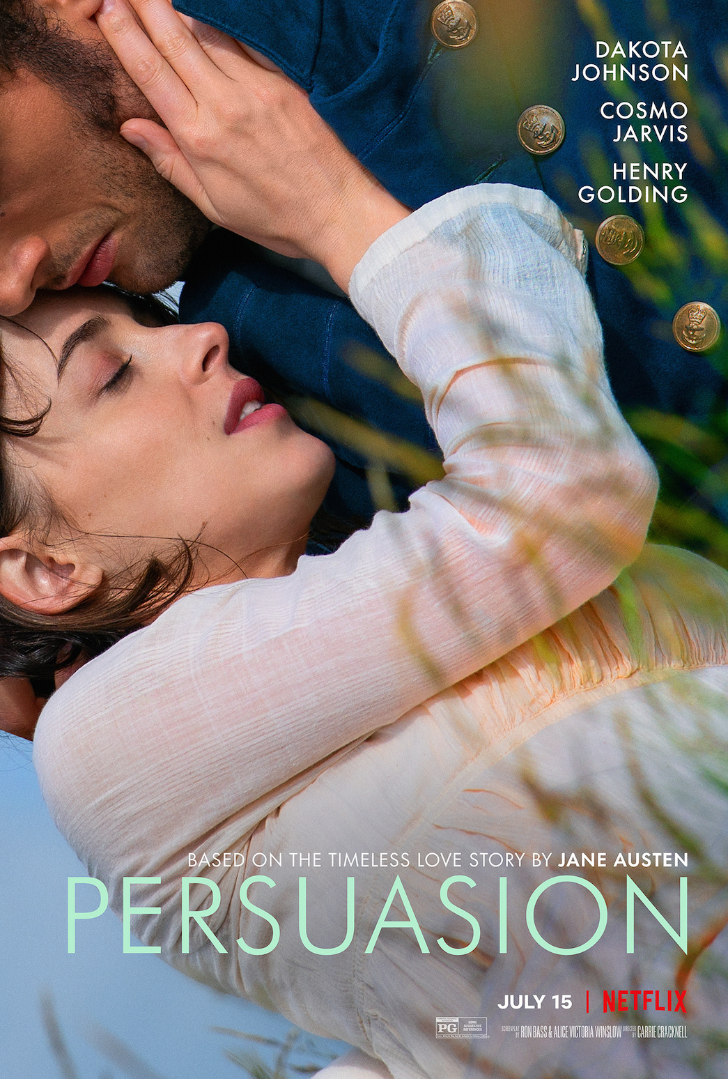 Dakota Johnson protagoniza ‘Persuasion’, película de Netflix basada en una novela de Jane Austen