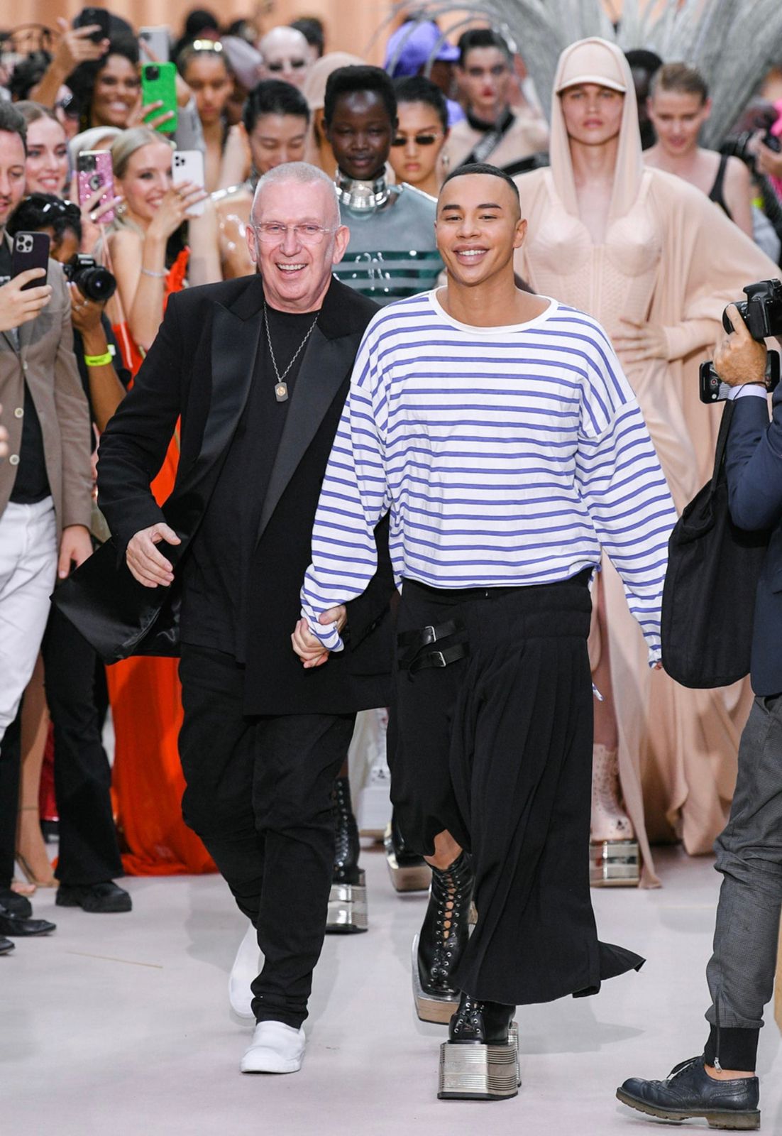 Jean Paul Gaultier lanza su colección de Alta Costura por Oliver Rousteing