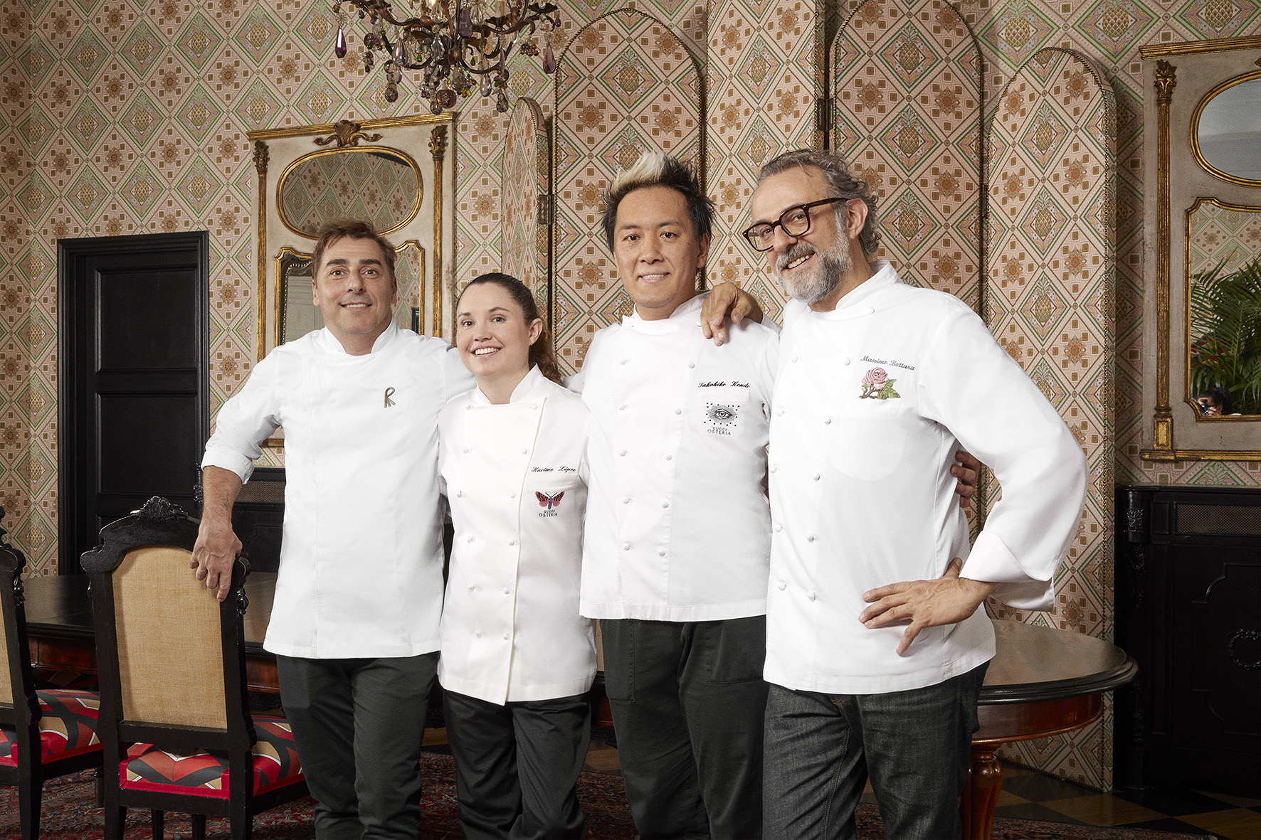 Cuatro importantes chefs crean un menú especial para Gucci Osteria Florencia