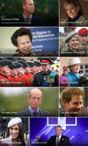 El príncipe Harry y Meghan Markle bajan de nivel en el sitio web de la familia real