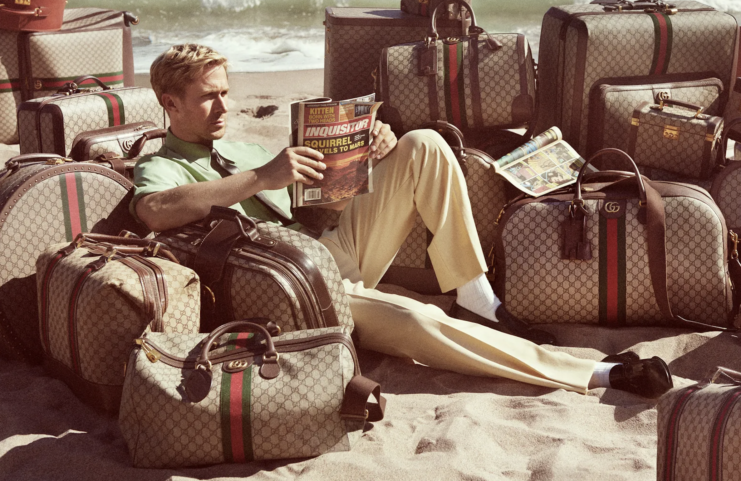 Ryan Gosling: El nuevo rostro de Gucci Savoy