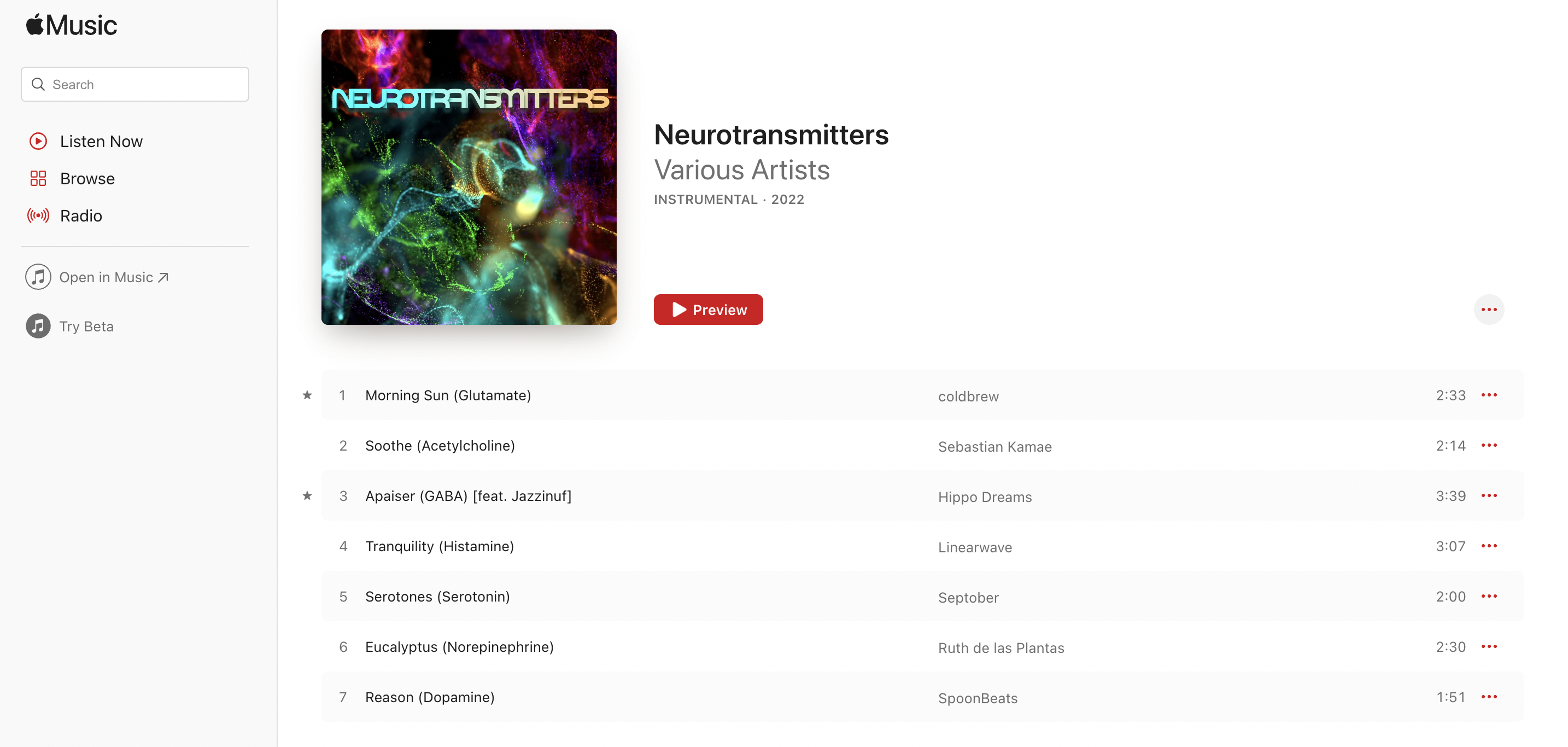 Apple Music presenta “Neurotransmitters”