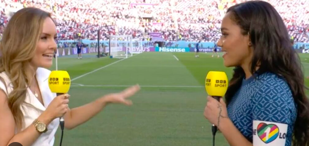 Alex Scott, la periodista que dio su apoyo a la comunidad LGBTIQ+ en contra de la FIFA y Qatar